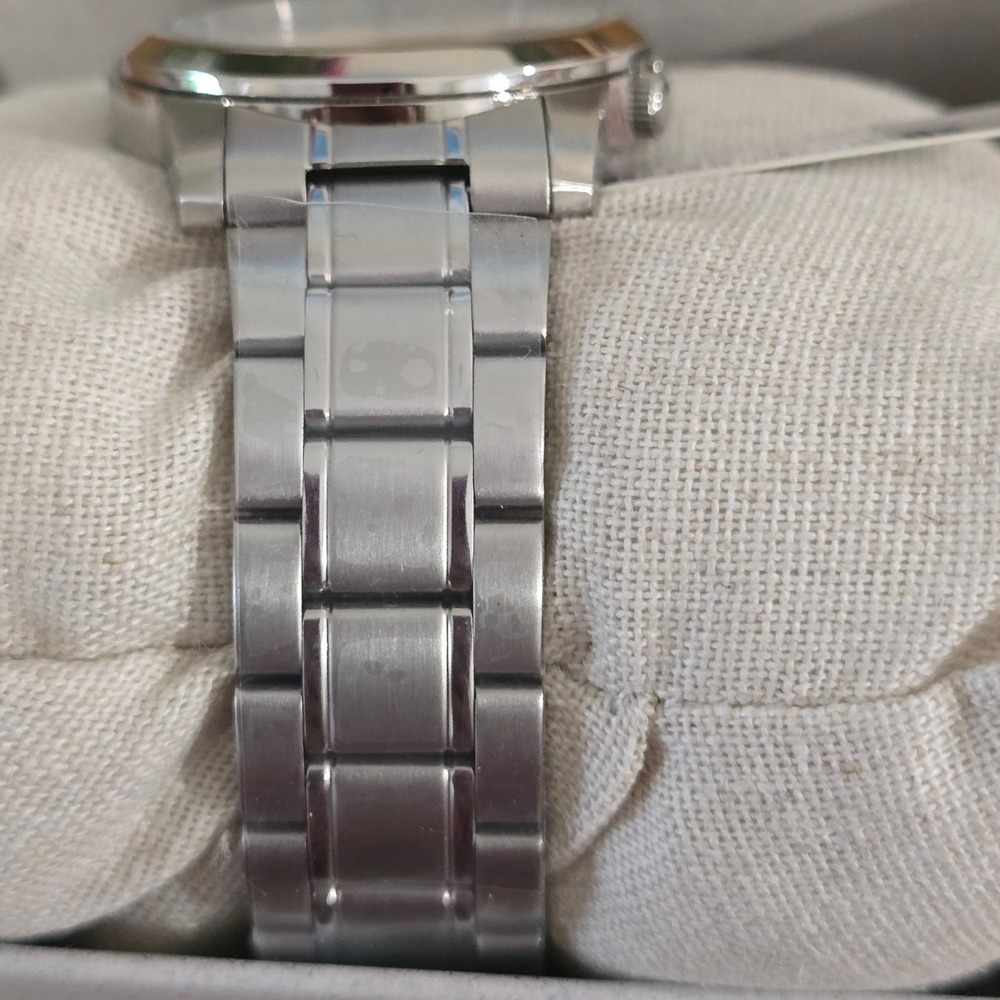 Seiko 5 SNKE49K1 39mm Automatic Watch White Dial Day Date 21 Jewels Box Office - Picture 6 of 11